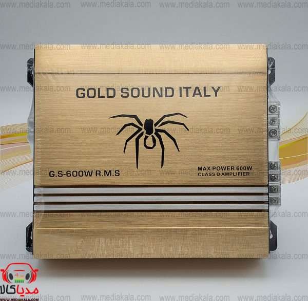 امپلی فایر خودرو برند GOLD SOUND ITALY گلد ساند ایتالی GS 600W RMS