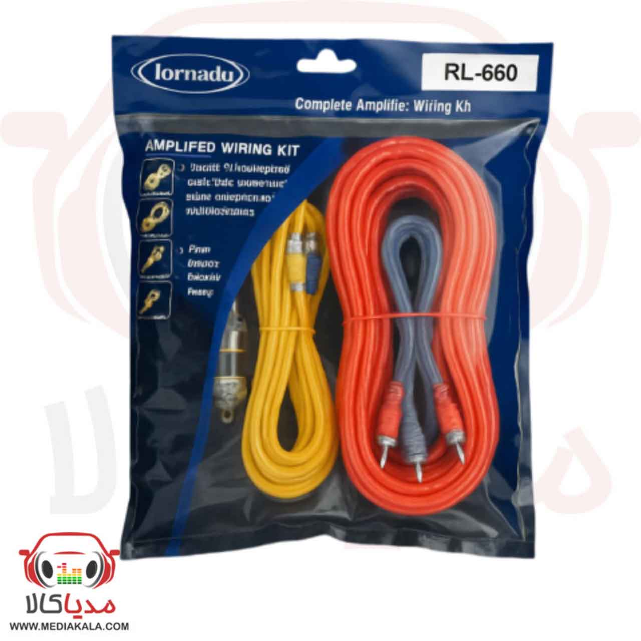 کیت سیم‌کشی آمپلی‌فایر Tornado مدل RL-660