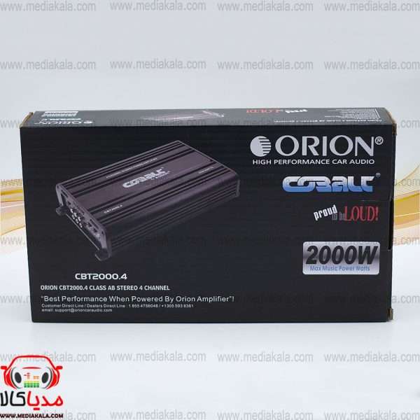جعبه روبرو آمپلی فایر اوریون orion مدلCBT 2000.4