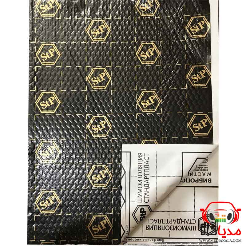 و قیمت ورق دمپینگ STP مدل BLACK GOLD بسته 12 عددی