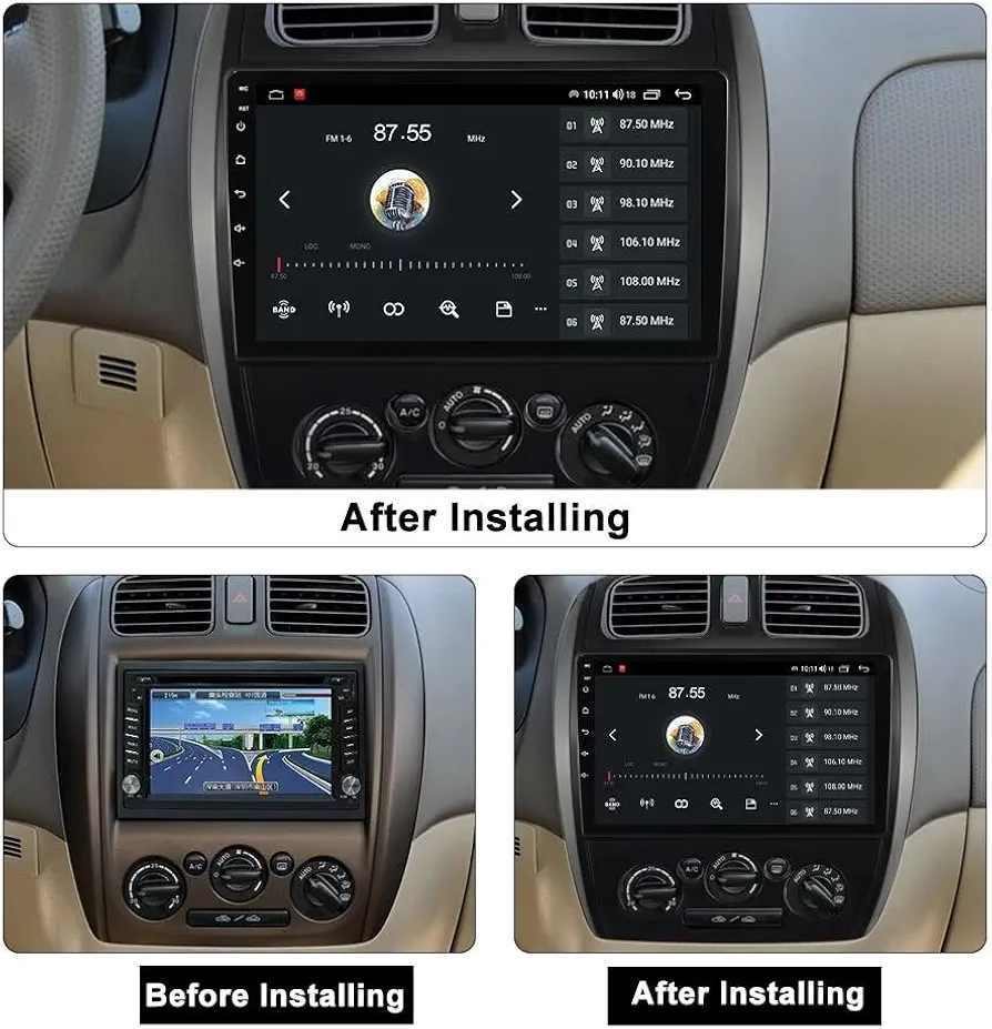 قاب مانیتور اندروید مناسب مزدا 323 2 قاب مانیتور اندروید مناسب مزدا 323