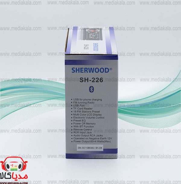 مشخصات پخش خودرو شروود مدل Sherwood SH 226