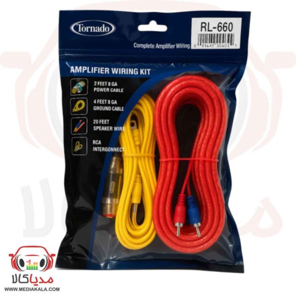 کیت سیم‌کشی آمپلی‌فایر تورنادو RL-660 خودرو